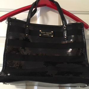 Black and sequin Kate Spade bag - GREAT CONSITION